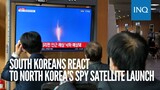 South Koreans react to North Korea's spy satellite launch