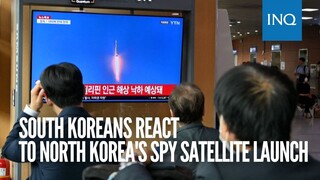 South Koreans react to North Korea's spy satellite launch