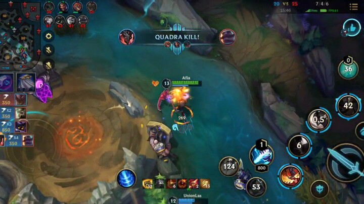 Kayn Get Quadra Kill 😎😎