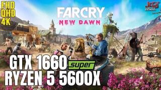 Far Cry New Dawn | Ryzen 5 5600x + GTX 1660 Super | 1080p, 1440p, 2160p benchmarks!