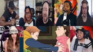 SEVEN DEADLY SINS  SIGNS OF HOLY WAR EPISODE 1-2 REACTION MASHUP!!