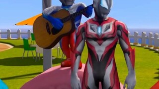 "Ultraman" Anak-anak semua suka menonton Ultraman Zero Ultraman Zero Zero sangat tampan.