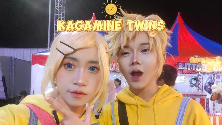 kagamine twins jalan jalan 🍊🍌