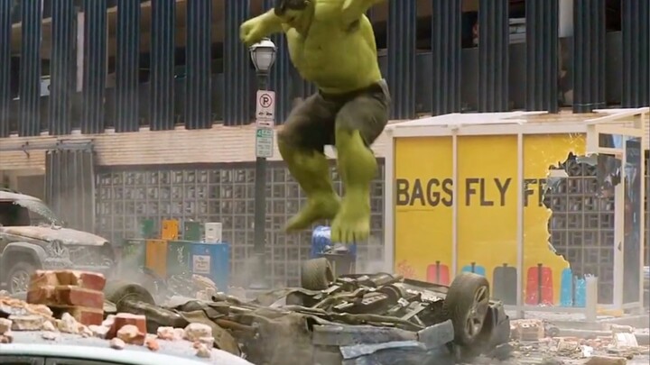 It was so embarrassing when the Hulk traveled through time and saw his own powerful self.