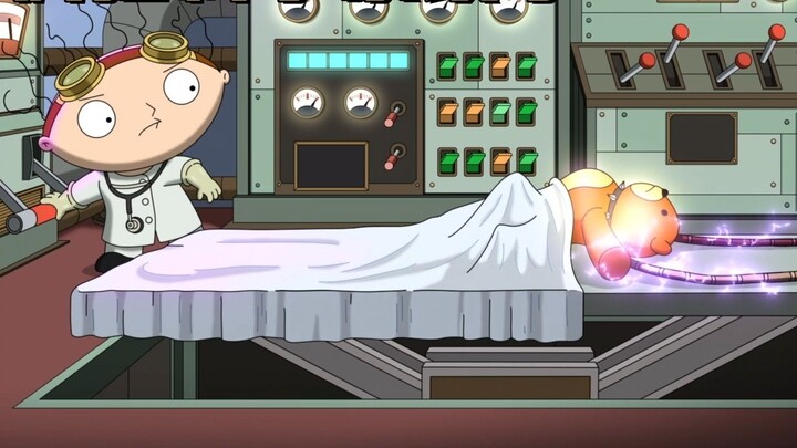 Family Guy: Dumpling turns into a mad scientist and resurrects Rupert to be with him