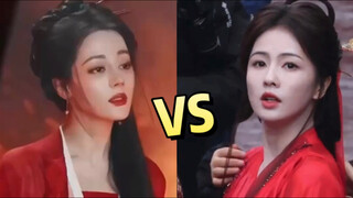 以前不知道为什么说白鹿普…直到看到同款红衣妆造…迪丽热巴红衣路透VS白鹿红衣路透