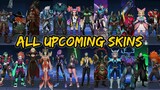 ALL UPCOMING SKINS, EMOJI AND AVATAR BORDERS | MOBILE LEGENDS