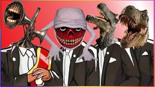 SIREN HEAD & BRIDGE WORM & SPINOSAURS & T-REX - Coffin Dance X Baby Shark COVER