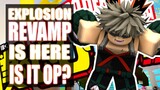 Explosion Revamp Is Here And It's God Tier | Boku No Roblox | Noclypso