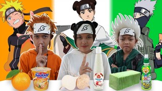 PILIH KARAKTER NARUTO SESUAI MAKANAN 1 WARNA KESUKAAN KALIAN! | CHALLENGE | Mikael TubeHD