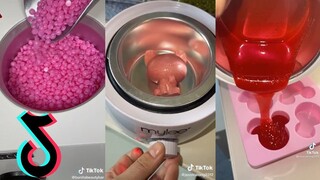 Satisfying Wax Melting - TikTok Compilation