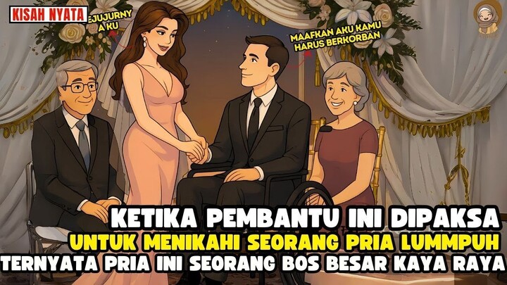 PEMBANTU INI DIPAKSA MENIKAHI MAJIKAN NYA YANG LUMPUH TAPI TERNYATA DIA II SINET
