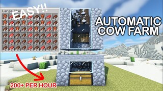 Minecraft Automatic Cow Farm 1.18