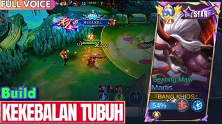 MARTIS GILAAAA🤯 ini dia, build martis kekebalan tubuh auto susah mati