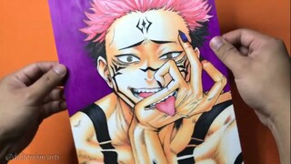 Drawing Ryomen Sukuna | Itadori Yuji | Jujutsu Kaisen | 両面宿儺 | 呪術廻戦