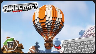 Membuat IRON FARM yang Berbentuk BALON UDARA RAKSASA ! || Minecraft Survival Indonesia S2 #17