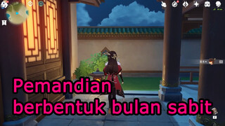 Pemandian berbentuk bulan sabit