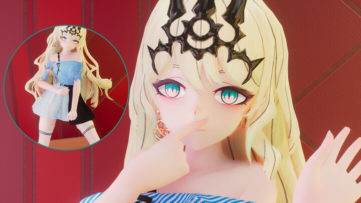 [Fabric Calculation/ Honkai Impact Three MMD/ Pure Love 🐍🐍] My little guinea pig, the heartbeat expe
