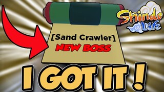 Shindo Life: *New* BOSS LOCATION (SAND CRAWLER) Getting WORM SPIRIT AWAKEN + 3 Codes!!