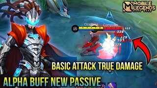 Alpha Buff & New Passive - Mobile Legends Bang Bang