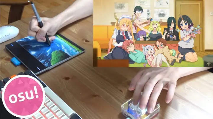 Fhana Ai No Supreme Tv Size Miss Kobayashi S Dragon Maid S Op Osu Bilibili