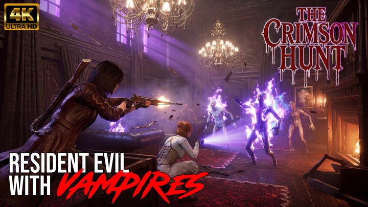 Vampire hunter and resident evil had a baby | The Crimson Hunt Demo Gameplay | Ultra Settings (4k60)