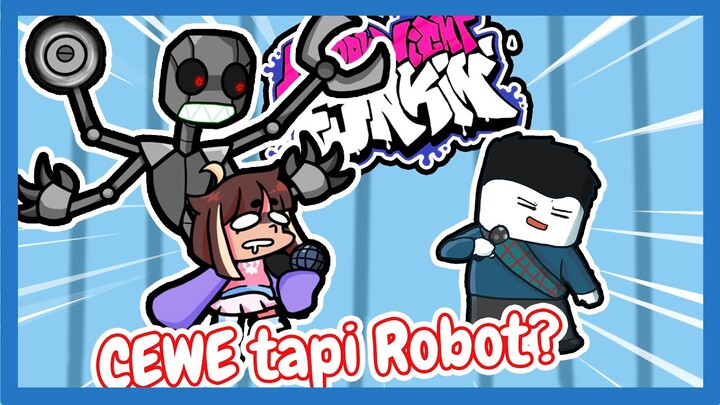 Cewe Tapi SUS ! Vs QT - FNF MOD