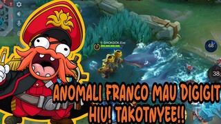 IKAN HIU MAU GIGIT ANOMALI FRANCO? TAKOTNYEE!🫣 - MLBB EXE