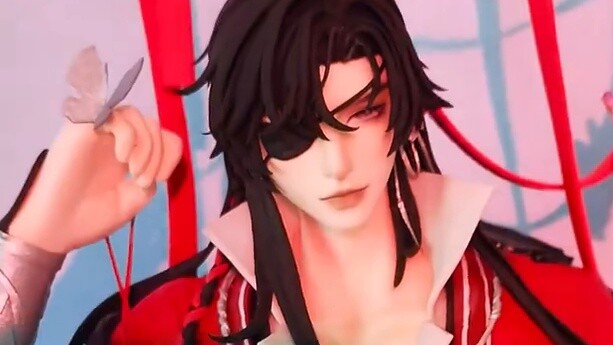 I made a flower city with the foam torn up by my mother?