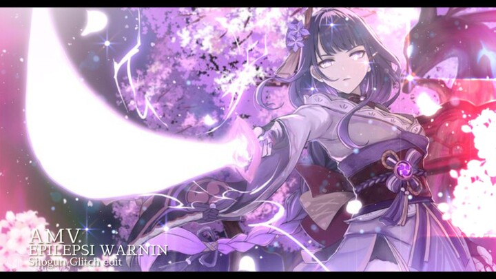 AMV Raiden Shogun Glitch edit (EPILEPSI WARNING!!)