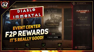 EVENT CENTER - I Needs to Be Permanent | Best F2P Addition | Diablo Immortal