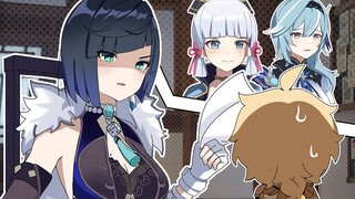 Yelan Mommy's villa becomes Aether's second harem stronghold | Genshin Animation