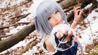 "Touhou Project" สิบหกคืน Sakuya cos มีดขว้างปาหิมะ