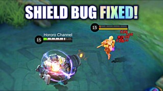 THEY FIXED THE SHIELD BUG