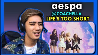 aespa 'LIFE'S TOO SHORT' COACHELLA PERFORMANCE REACTION