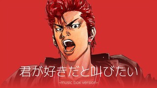 SLAM DUNK OP "Kimi ga Suki da to Sakebitai" (Music Box Version)