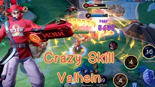 ROV - Crazy Skill Valhein แวนเวทย์ ได้ Mega Kill สกิลสุดปัง มาช้าแต่มานะ ! - Gameplay