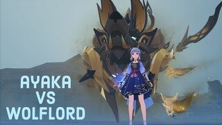 Kamisato Ayaka Solo Golden Wolflord