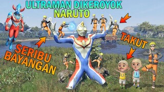 ULTRAMAN KALAH DIKEROYOK NARUTO JURUS SERIBU BAYANGAN, UPIN IPIN TAKUT - GTA 5 BOCIL SULTAN