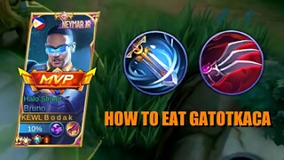 NEW META GATOTKACA CRY - MLBB BRUNO