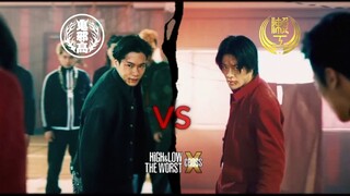 Hanaoka Fujio VS Ryo Suzaki Full Fight| High & Low The Worst X Cross