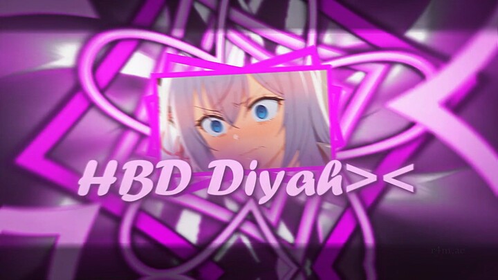 alya x yuki edit Deddy style | HBD my friend | AMV EDIT