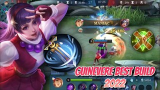 GUINEVERE BEST BUILD 2022 | MANIAC | NEW INTRO | MOBILE LEGENDS