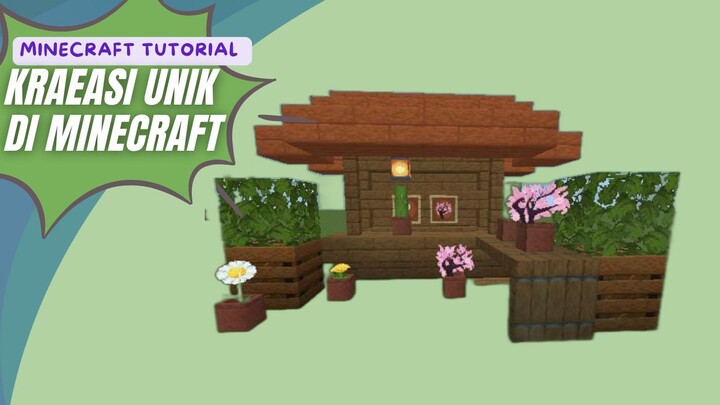 TOKO BUNGA INI AKAN MEMPERINDAH WORLD MINECRAFTMU-MINECRAFT TUTORIAL