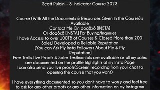 Scott Pulcini - SI Indicator Course 2023 Course Download