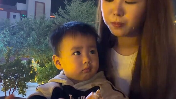 He can’t say a thing yet, but he understands everything in his heart.