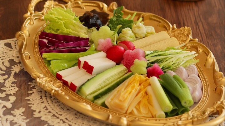 Northeastern Afternoon Tea: Dipping Sauce Vegetables