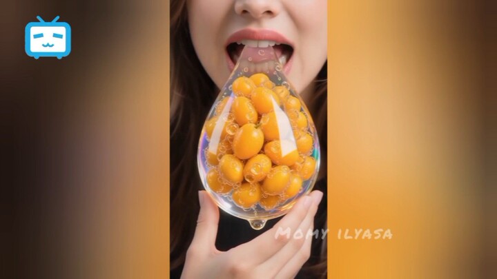 [ASMR] Jelly Tomat kuning 💛🍅|| i like it ||