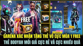 GARENA XÁC NHẬN TẶNG THẺ VÔ CỰC MÙA 1 FREE TRONG THẺ BOOYAH, THẺ BOOYAH GIÁ CỰC RẺ VÀ CỰC NHIỀU QUÀ