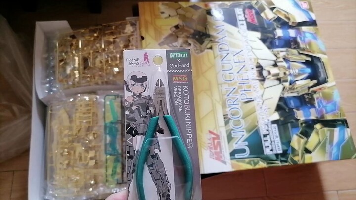 โมเดลกันดั้มถูกสร้างขึ้นหลังจากซื้อมา